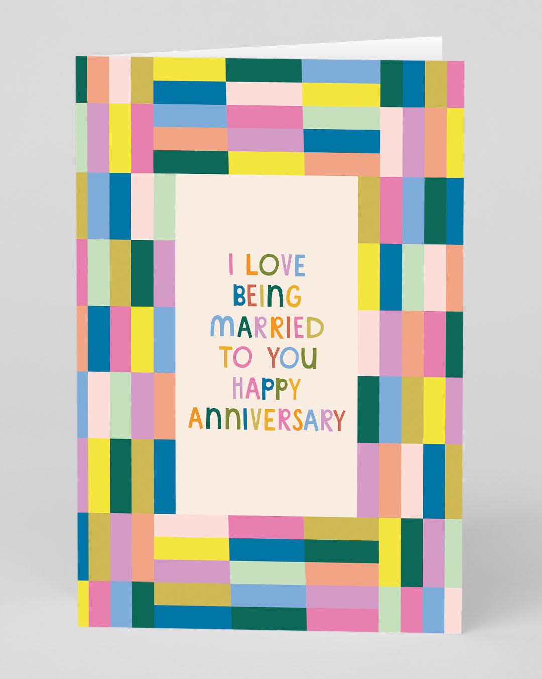 Personalised I Love Being Married To You Anniversary Card