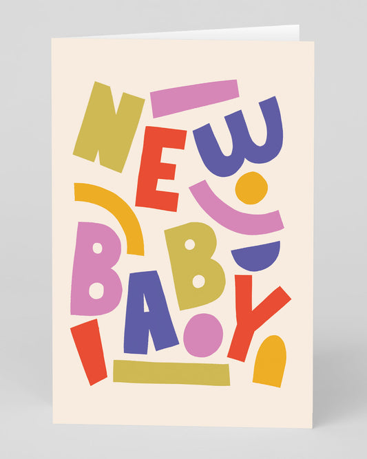 Personalised New Baby Greeting Card