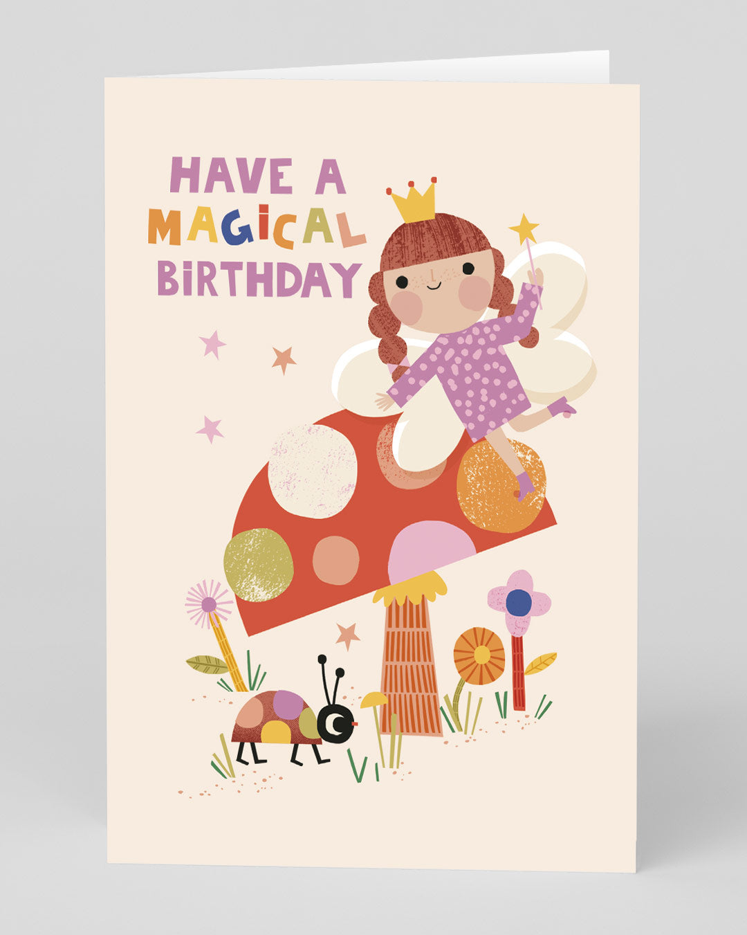 Personalised Magical Fairy Children's Birthday Card