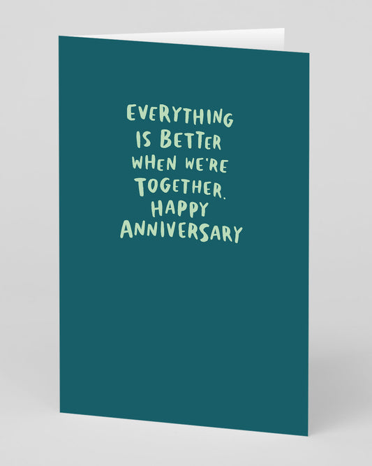 Better Together Anniversary Card