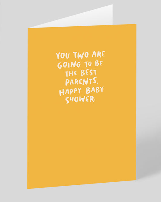 Be The Best Parents New Baby Card