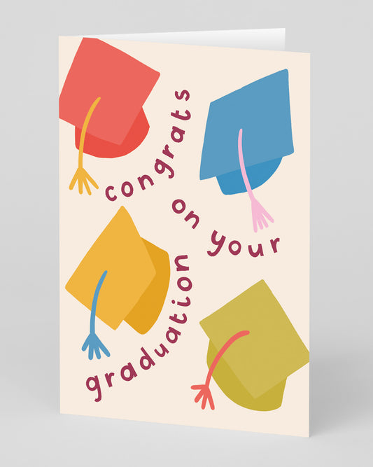 Personalised Congrats On Your Graduation Greeting Card