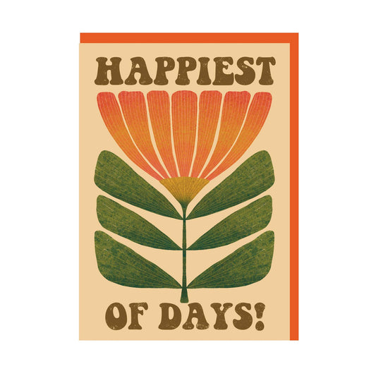 Happiest Of Days Greeting Card