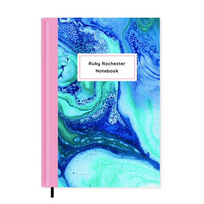 Blue Marble Personalised Notebook A5