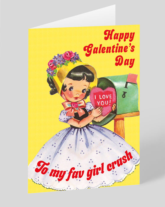 Personalised Happy Galentine's Day Card