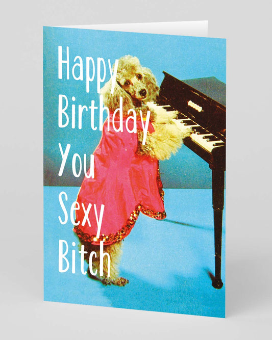 Personalised Sexy Bitch Birthday Card