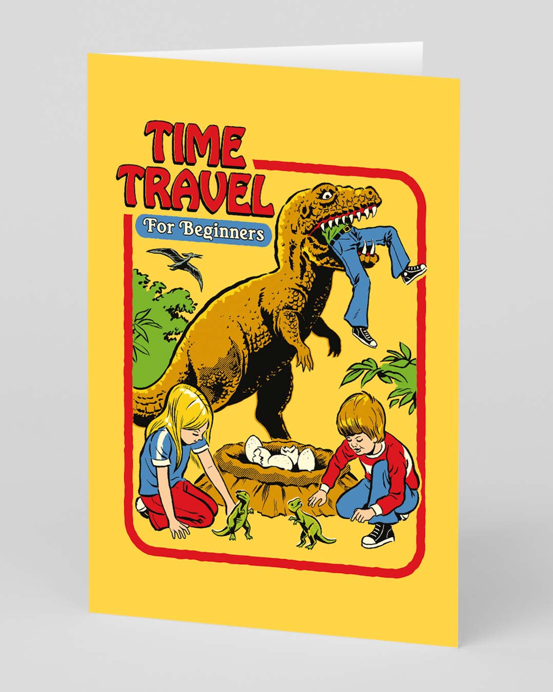 Personalised Time Travel Greeting Card