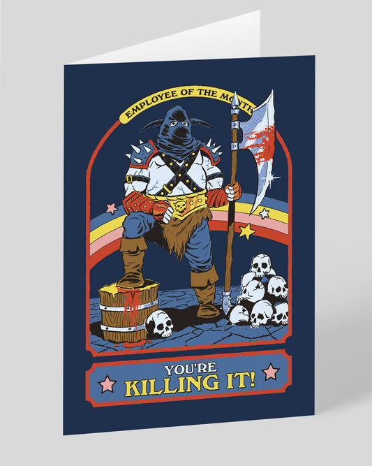 Personalised You're Killing It Greeting Card