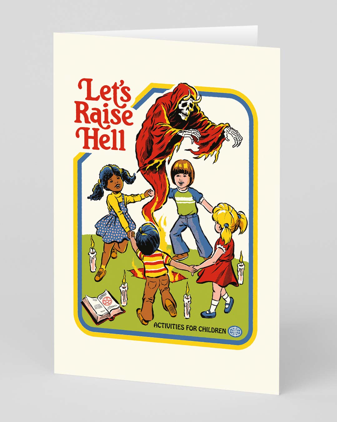 Personalised Let's Raise Hell Greeting Card
