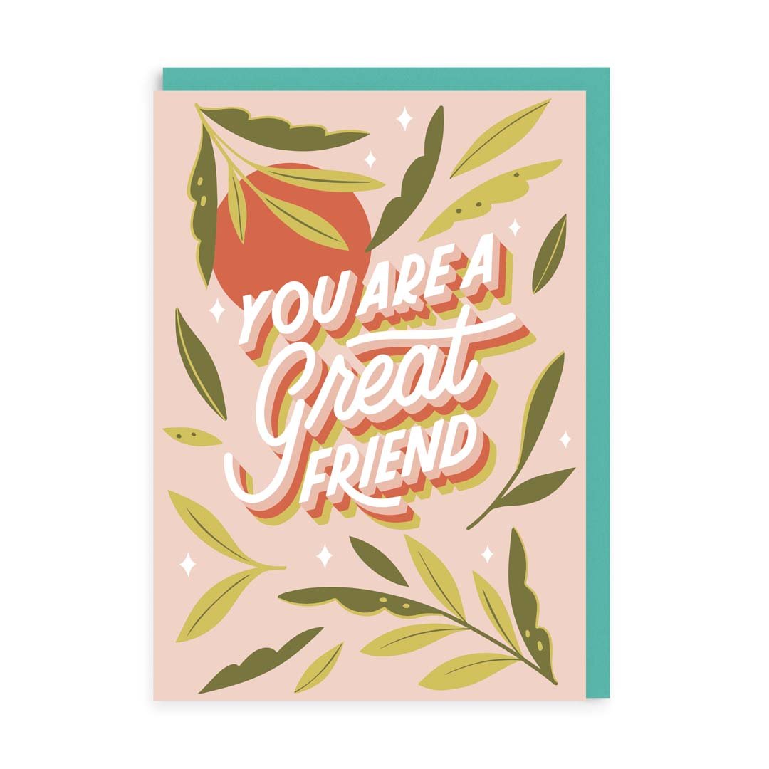 A Great Friend Greeting Card