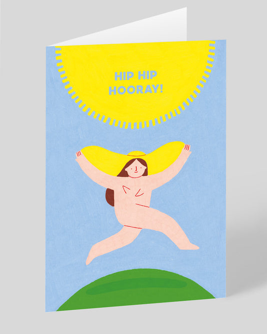 Personalised Hip Hip Hooray Birthday Card