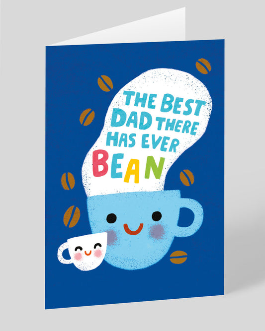 Personalised Best Dad There's Ever Bean