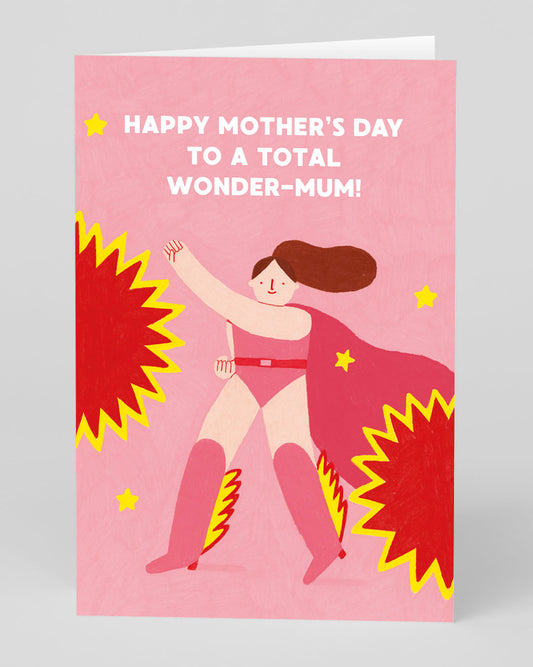 Personalised Wonder Mum Mother's Day Card