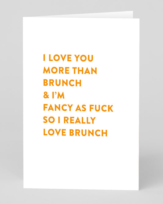 Personalised Brunch Greeting Card