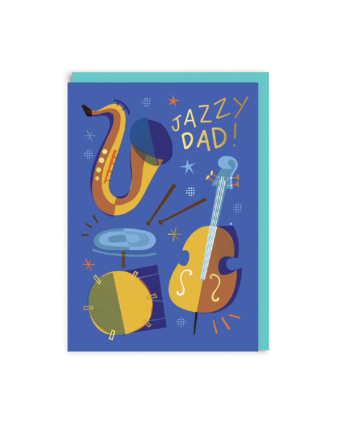 Jazzy Dad Greeting Card