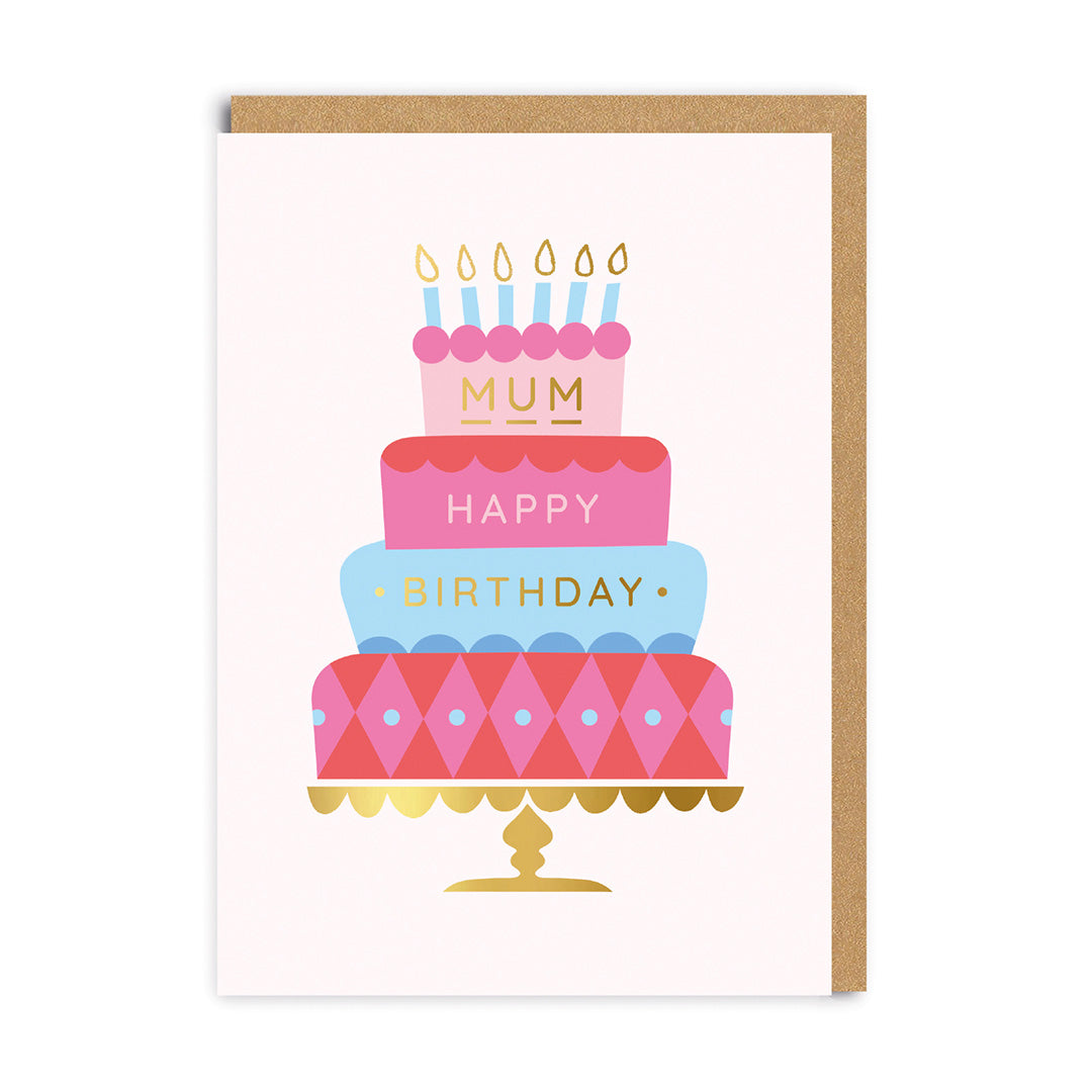 Mum Cake Birthday Card