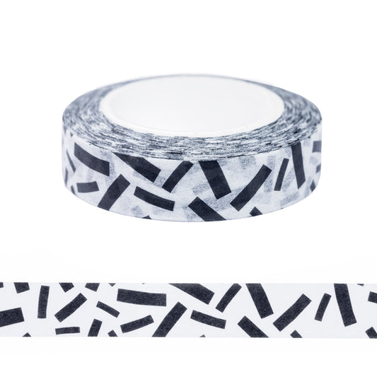Black and White Pattern Washi Tape
