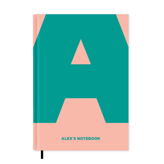 A is For Personalised Notebook A5