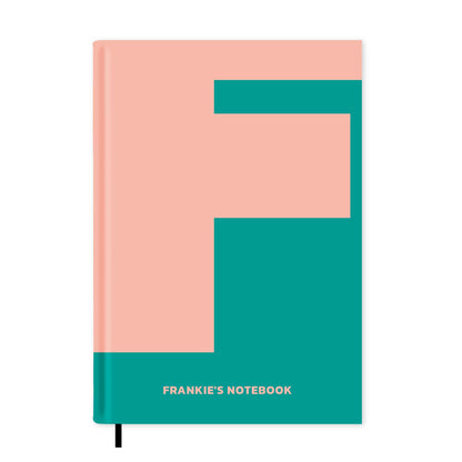 F is For Personalised Notebook A5
