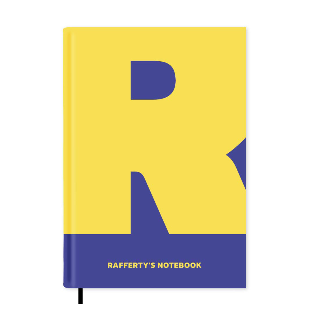 R is For Personalised Notebook A5
