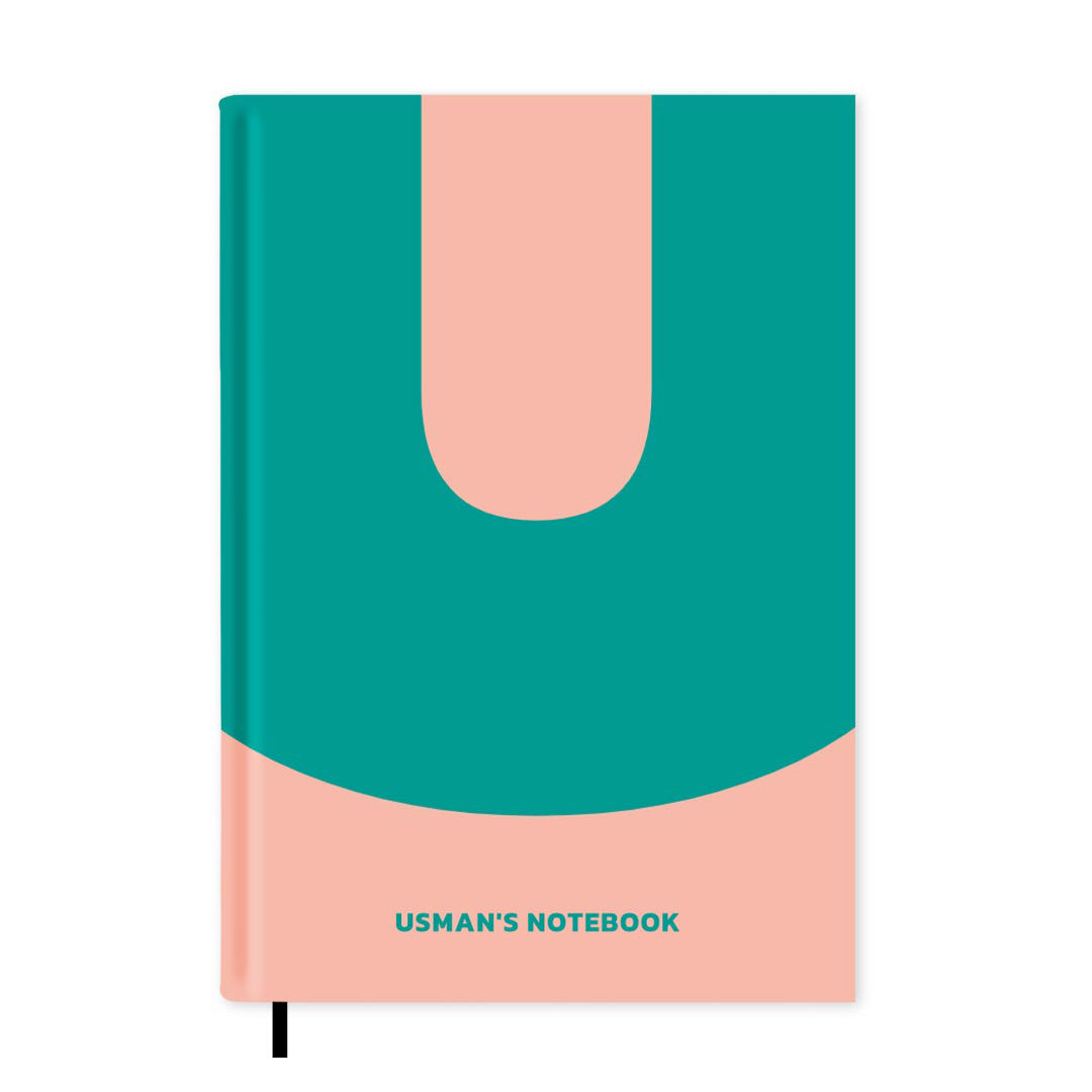 U is For Personalised Notebook A5