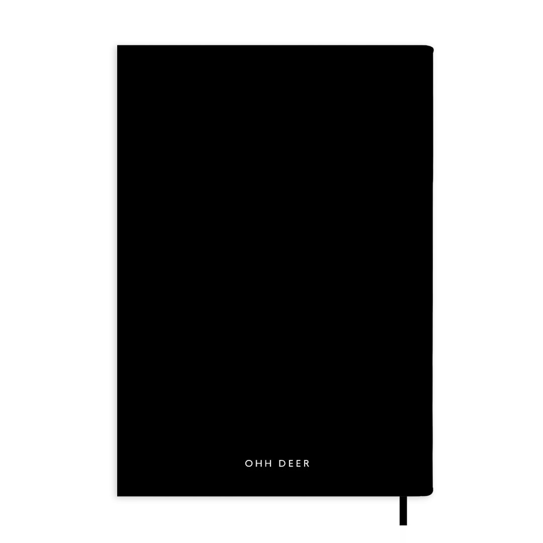 Black Personalised Notebook