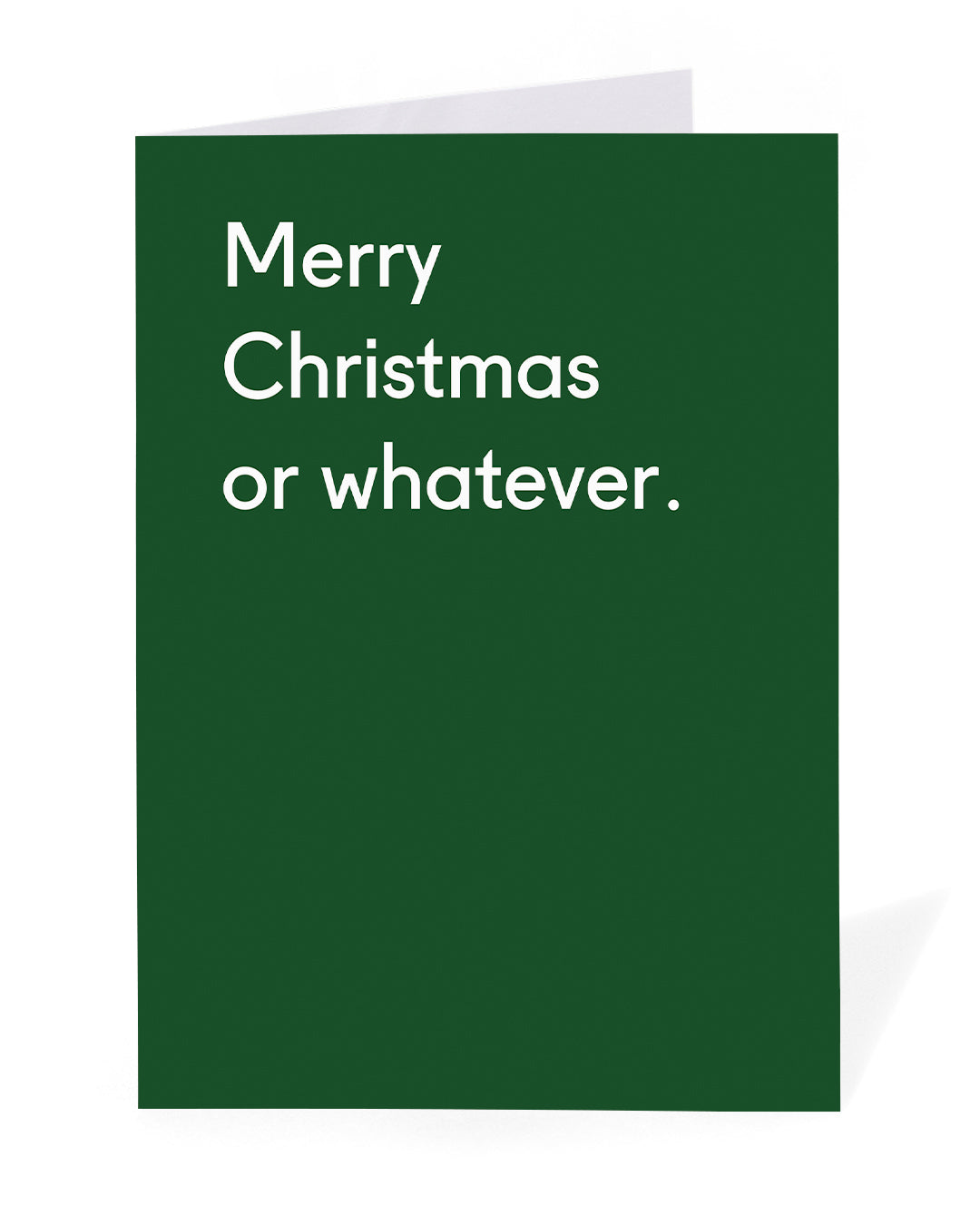 Personalised Merry Christmas Or Whatever Christmas Card