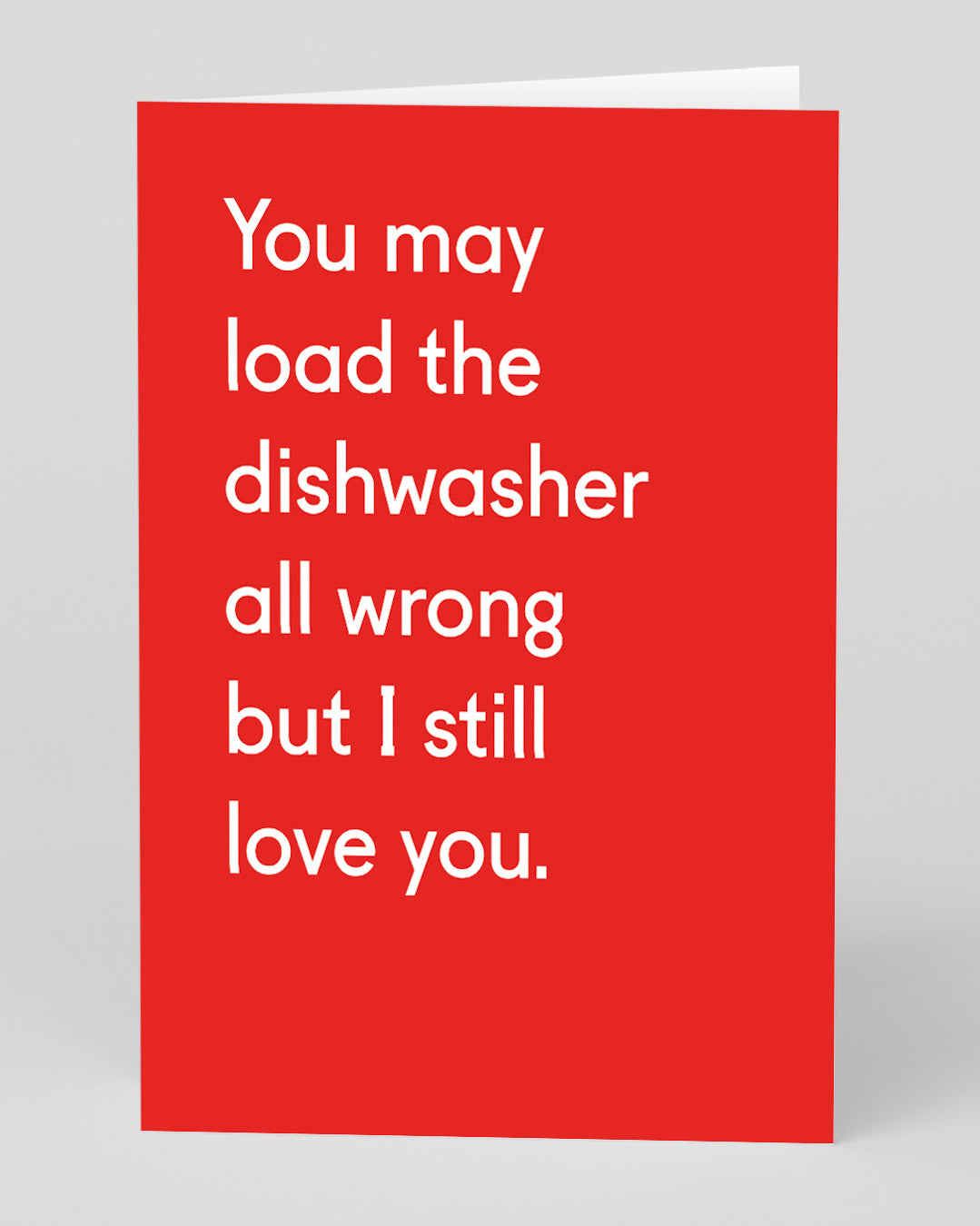Personalised Dishwasher All Wrong Greeting Card