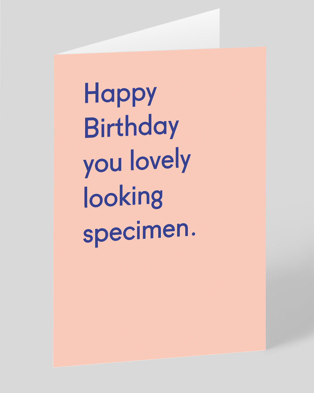 Personalised Lovely Looking Specimen Birthday Card