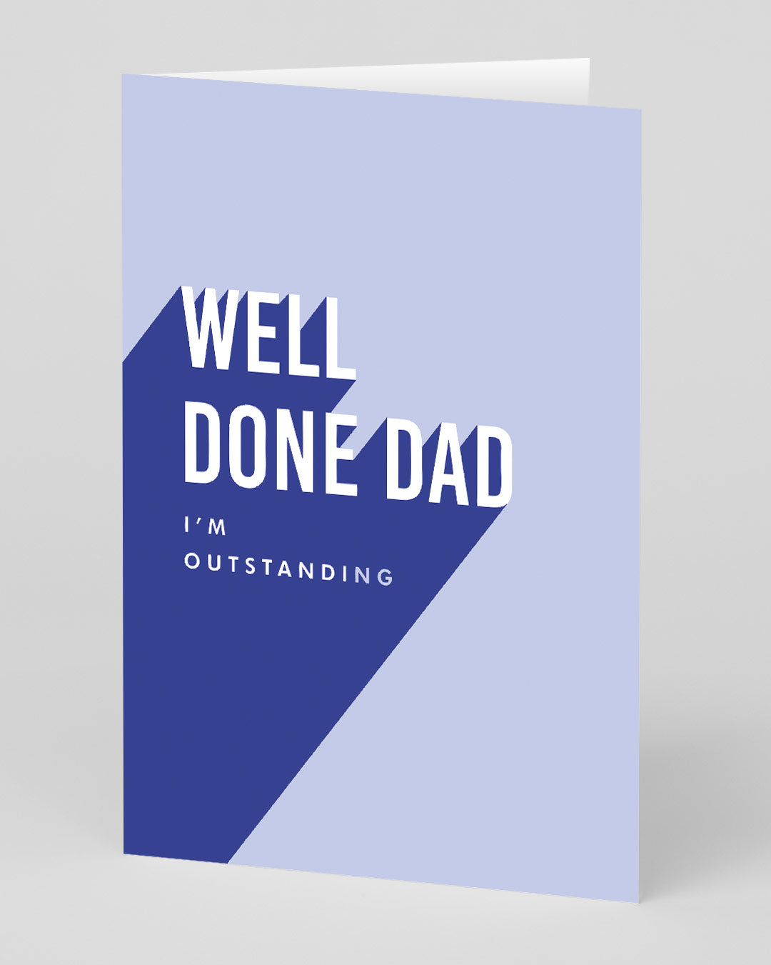 Personalised Well Done Dad Father's Day Card