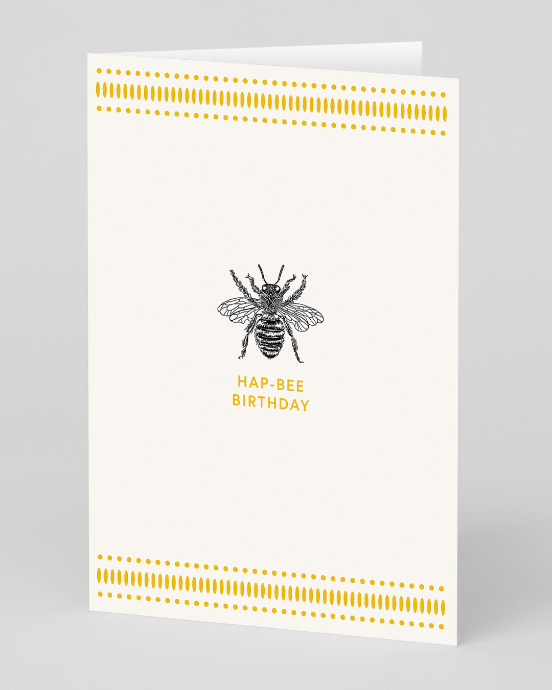 Personalised Hap-Bee Birthday Greeting Card