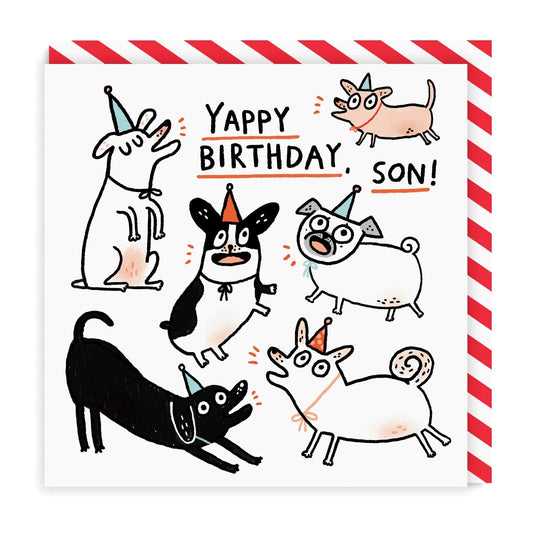Son Yappy Birthday Card