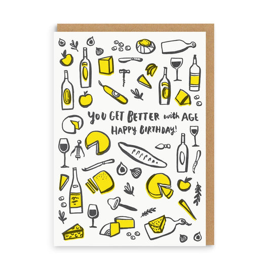 Better With Age Birthday Card