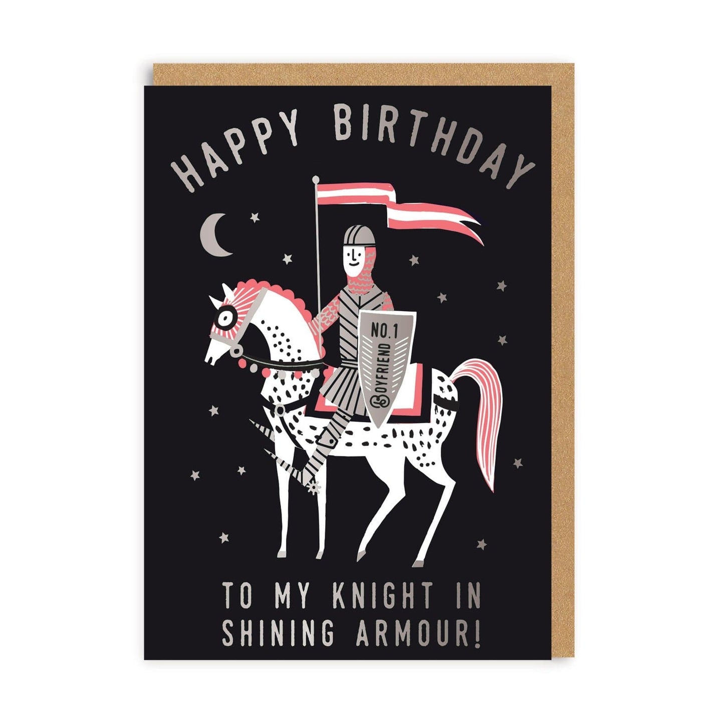 Boyfriend Knight Birthday Greeting Card