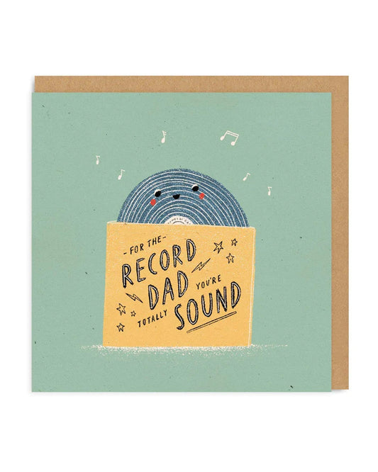 For The Record Dad Greeting Card