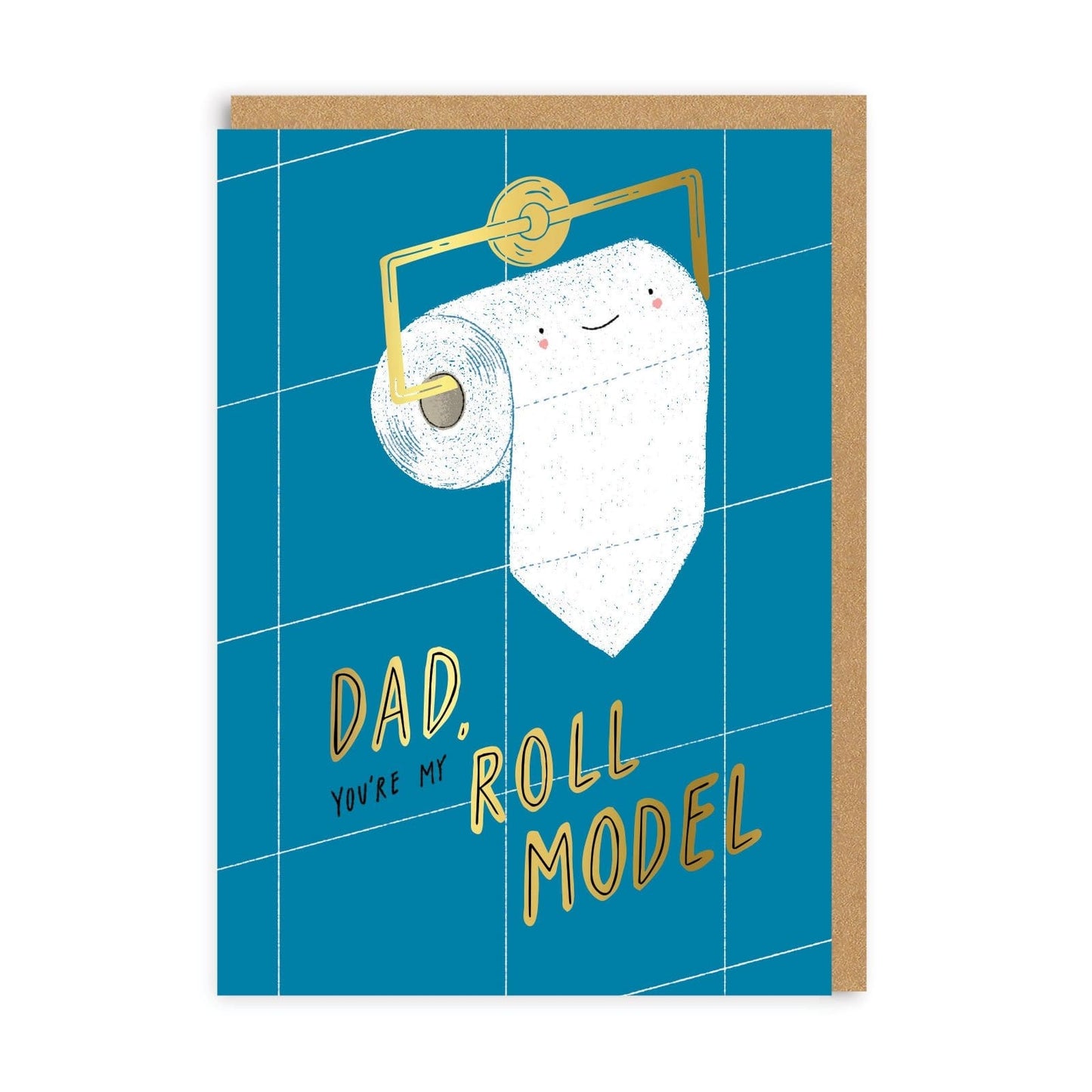Roll Model Dad Greeting Card