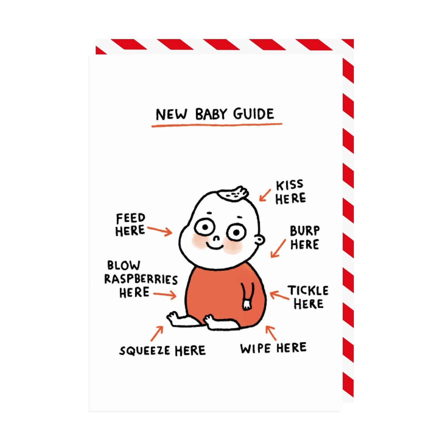 New Baby Guide Greeting Card