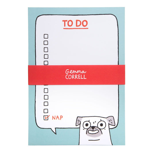 Pug To Do A5 Notepad