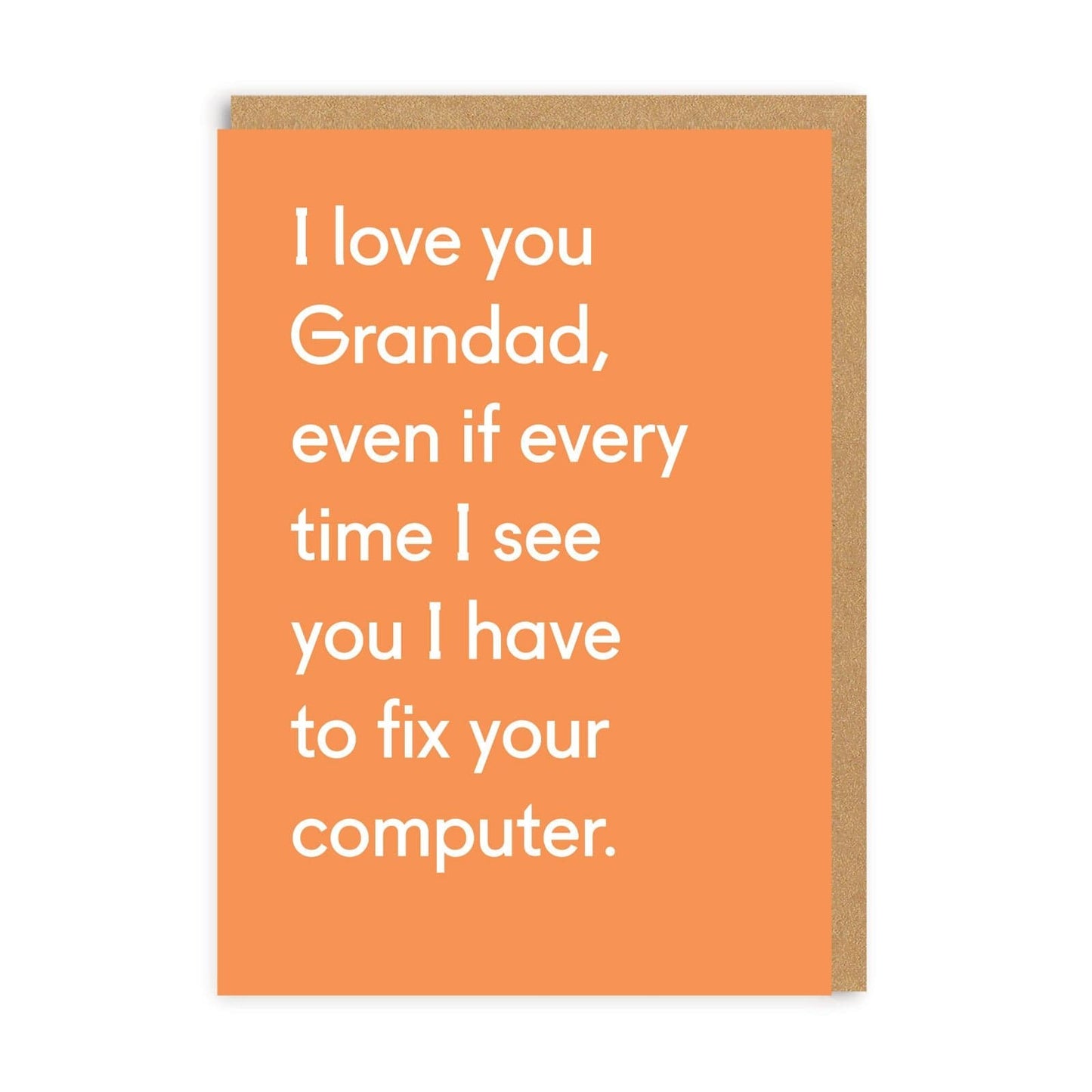 Grandad I Love You Greeting Card